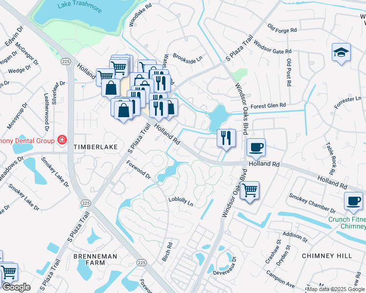 map of restaurants, bars, coffee shops, grocery stores, and more near 614 Waters Drive in Virginia Beach