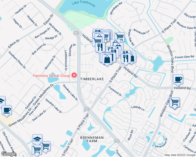 map of restaurants, bars, coffee shops, grocery stores, and more near 703 Jared Court in Virginia Beach