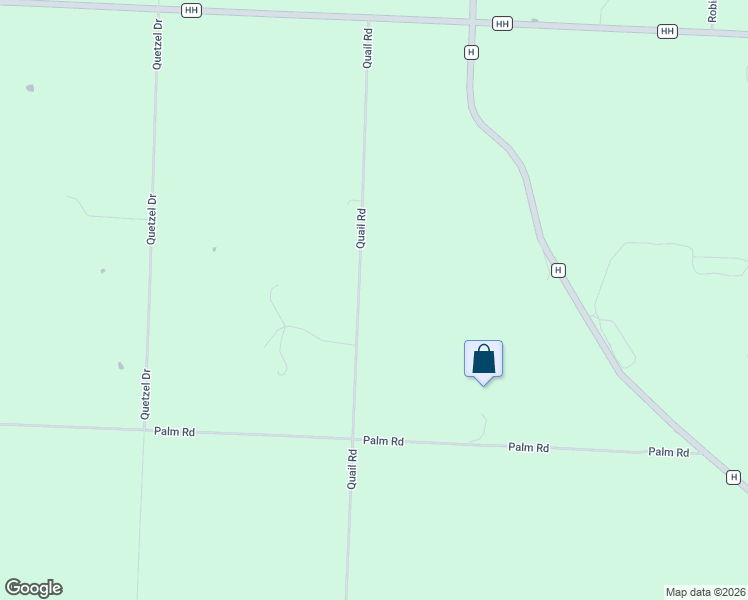 map of restaurants, bars, coffee shops, grocery stores, and more near 18338 Quail Road in Neosho