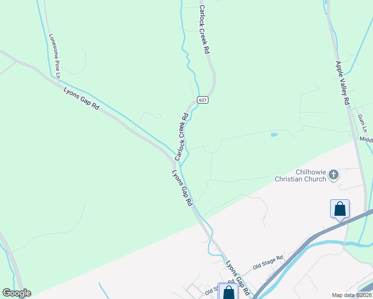 map of restaurants, bars, coffee shops, grocery stores, and more near 211 Bromley Lane in Chilhowie