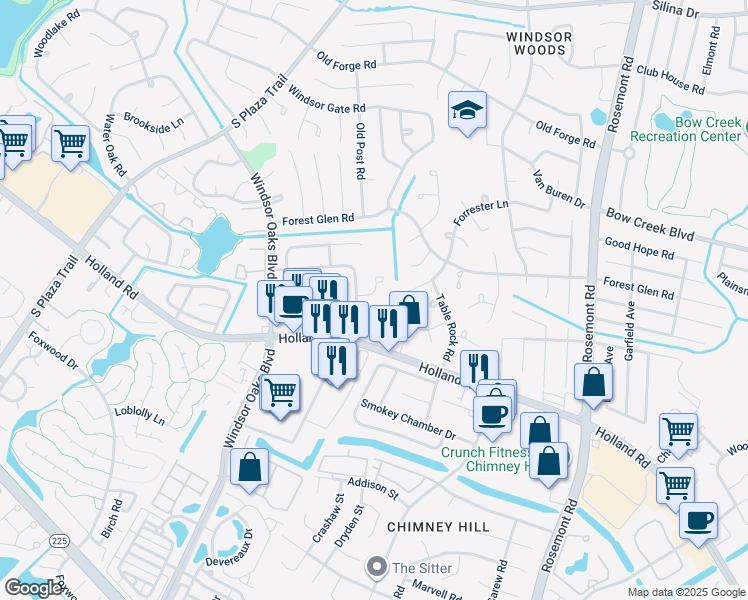 map of restaurants, bars, coffee shops, grocery stores, and more near 3757 Kingsmill Walk in Virginia Beach