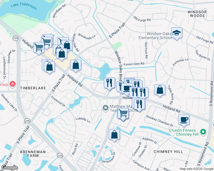 map of restaurants, bars, coffee shops, grocery stores, and more near 4053 Thomas Jefferson Drive in Virginia Beach