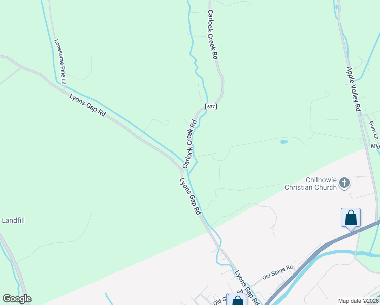 map of restaurants, bars, coffee shops, grocery stores, and more near 211-269 Bromley Lane in Chilhowie