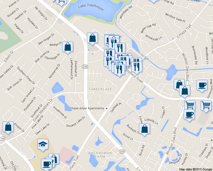 map of restaurants, bars, coffee shops, grocery stores, and more near 762 Spence Circle in Virginia Beach