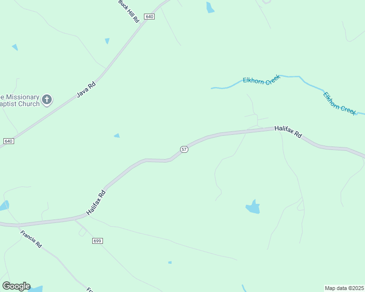 map of restaurants, bars, coffee shops, grocery stores, and more near 9897 Halifax Road in Java