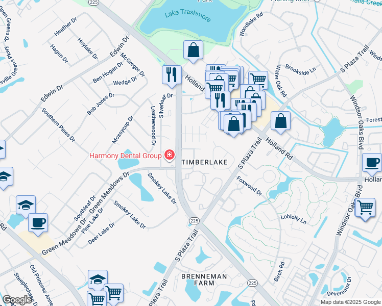 map of restaurants, bars, coffee shops, grocery stores, and more near 1407 Sampson Lane in Virginia Beach