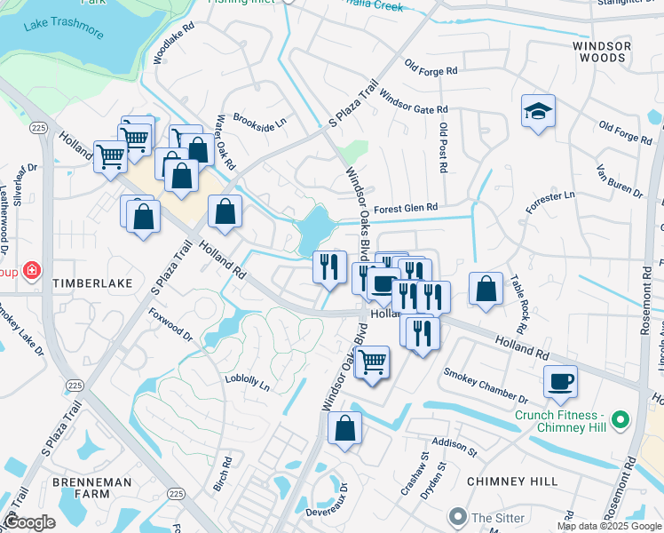 map of restaurants, bars, coffee shops, grocery stores, and more near 4046 Thomas Jefferson Drive in Virginia Beach