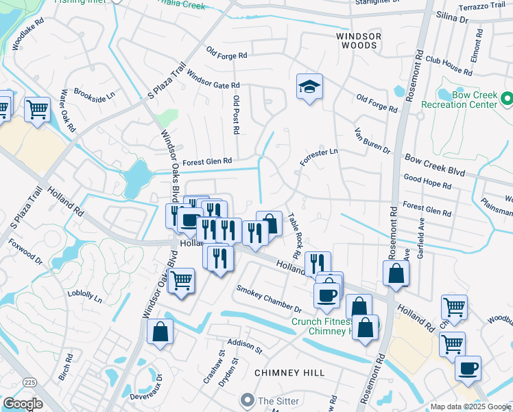 map of restaurants, bars, coffee shops, grocery stores, and more near 3721 Kingsmill Walk in Virginia Beach