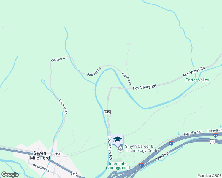 map of restaurants, bars, coffee shops, grocery stores, and more near 147 Fox Valley Road in Marion