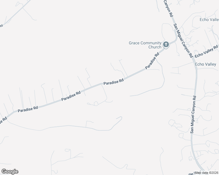 map of restaurants, bars, coffee shops, grocery stores, and more near 6823 Paradise Road in Salinas