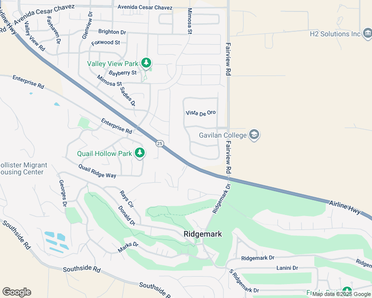 map of restaurants, bars, coffee shops, grocery stores, and more near 130 Tierra Del Sol in Hollister