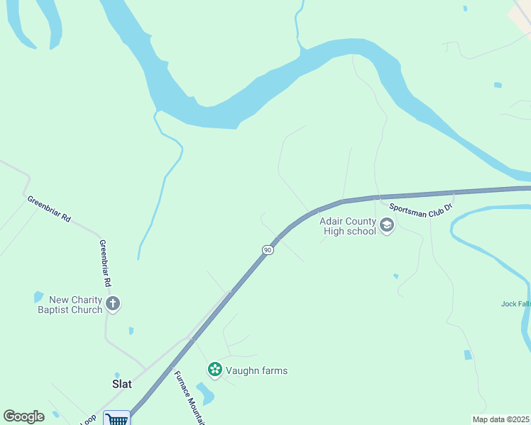 map of restaurants, bars, coffee shops, grocery stores, and more near 198 Brakes Lane in Monticello
