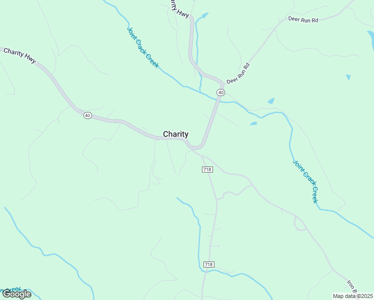 map of restaurants, bars, coffee shops, grocery stores, and more near 5804 Charity Highway in Woolwine