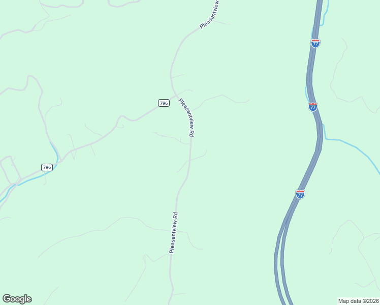 map of restaurants, bars, coffee shops, grocery stores, and more near Pleasantview Road in Austinville