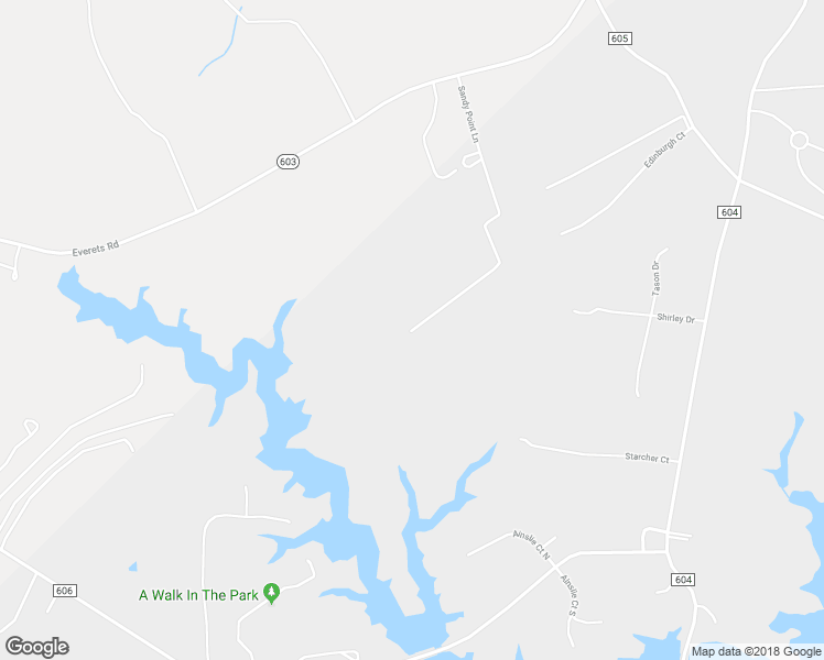 map of restaurants, bars, coffee shops, grocery stores, and more near 23350 Sandy Point Lane in Suffolk