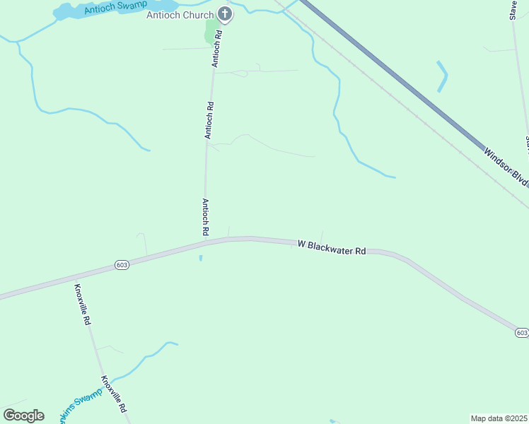 map of restaurants, bars, coffee shops, grocery stores, and more near 8299 West Blackwater Road in Windsor