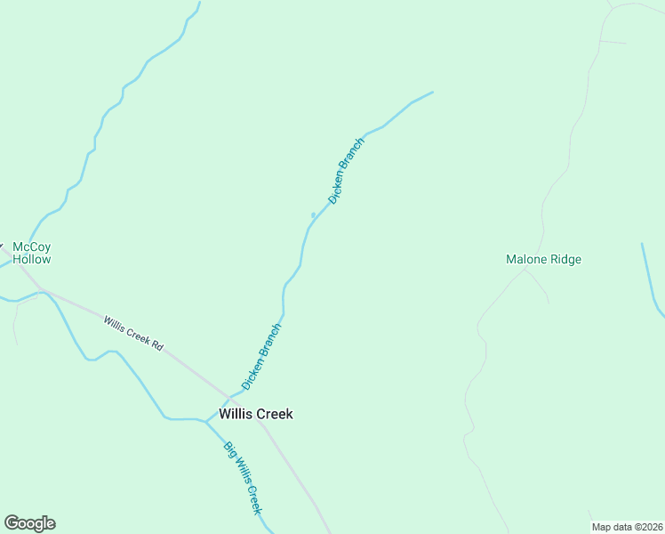map of restaurants, bars, coffee shops, grocery stores, and more near in Willis Creek
