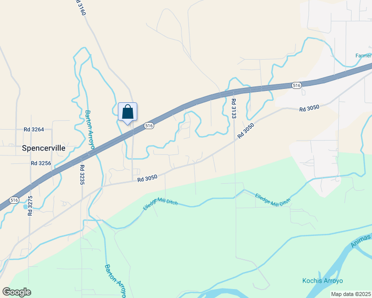 map of restaurants, bars, coffee shops, grocery stores, and more near 14 Road 3157 in Aztec
