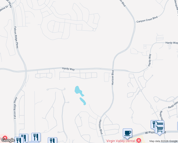 map of restaurants, bars, coffee shops, grocery stores, and more near 957 Atkins Lane in Mesquite