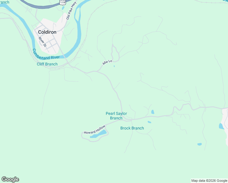 map of restaurants, bars, coffee shops, grocery stores, and more near 967 State Highway 2007 in Coldiron