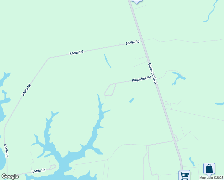 map of restaurants, bars, coffee shops, grocery stores, and more near 161 Kingsdale Road in Suffolk
