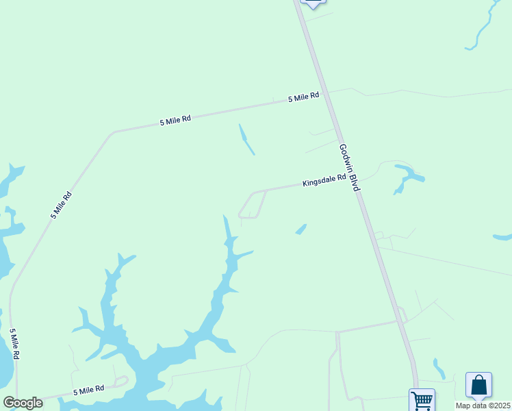 map of restaurants, bars, coffee shops, grocery stores, and more near 161 Kingsdale Road in Suffolk
