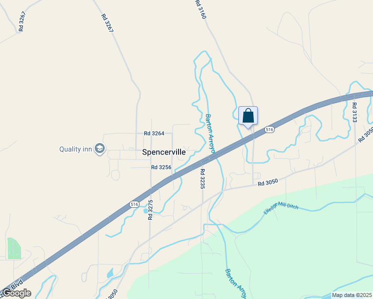 map of restaurants, bars, coffee shops, grocery stores, and more near 14 Road 3260 in Aztec