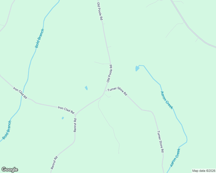 map of restaurants, bars, coffee shops, grocery stores, and more near 50 Old Poole Road in Brodnax