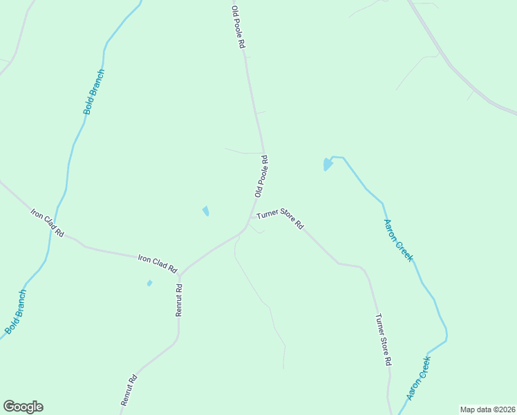 map of restaurants, bars, coffee shops, grocery stores, and more near 50 Old Poole Road in Brodnax