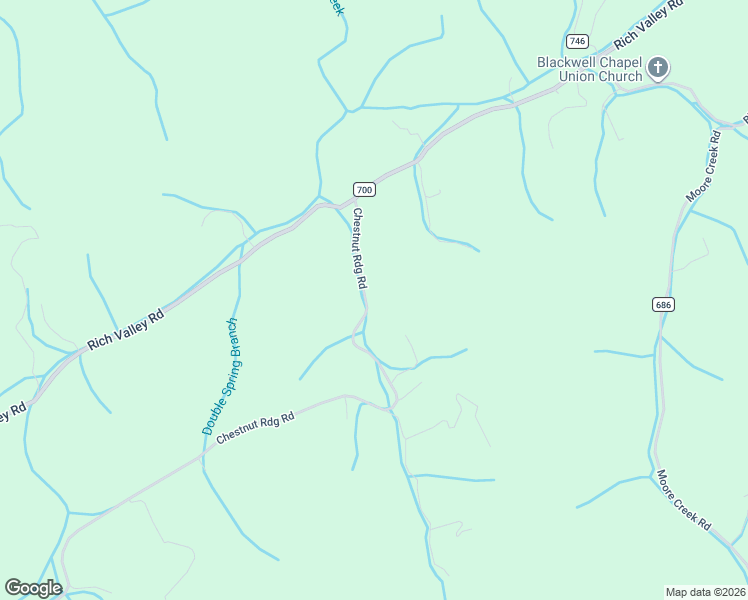 map of restaurants, bars, coffee shops, grocery stores, and more near 29188 Chestnut Ridge in Meadowview