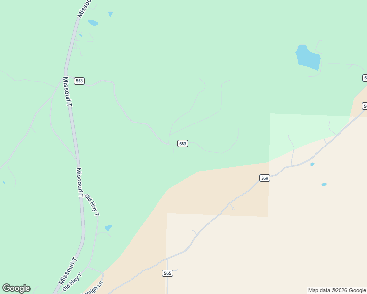 map of restaurants, bars, coffee shops, grocery stores, and more near 3066 County Road 553 in Poplar Bluff