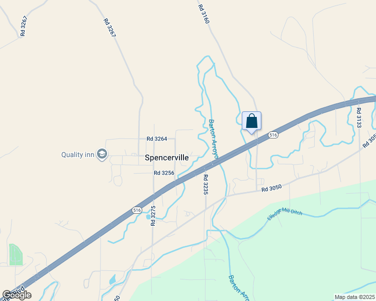 map of restaurants, bars, coffee shops, grocery stores, and more near 14 Road 3260 in Aztec