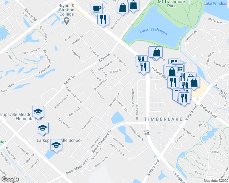 map of restaurants, bars, coffee shops, grocery stores, and more near 4504 Kelly Court in Virginia Beach