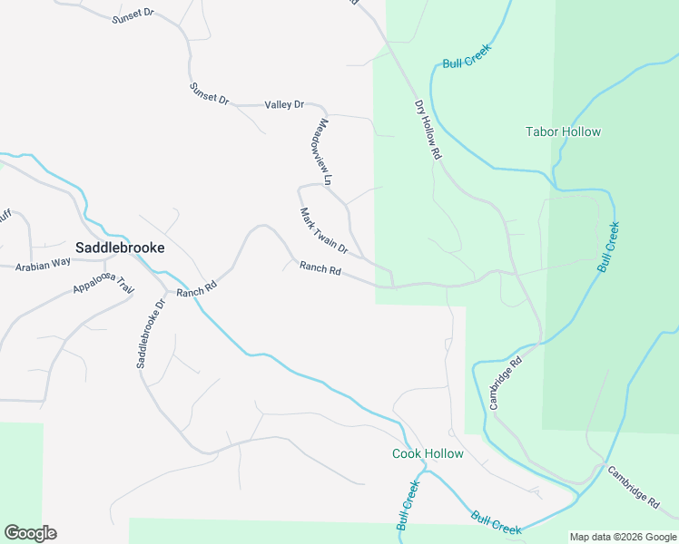 map of restaurants, bars, coffee shops, grocery stores, and more near Ranch Road in Saddlebrooke