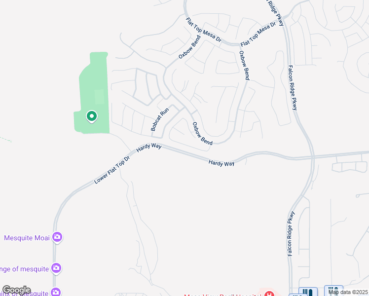 map of restaurants, bars, coffee shops, grocery stores, and more near 1454 Harvest Moon Ridge in Mesquite