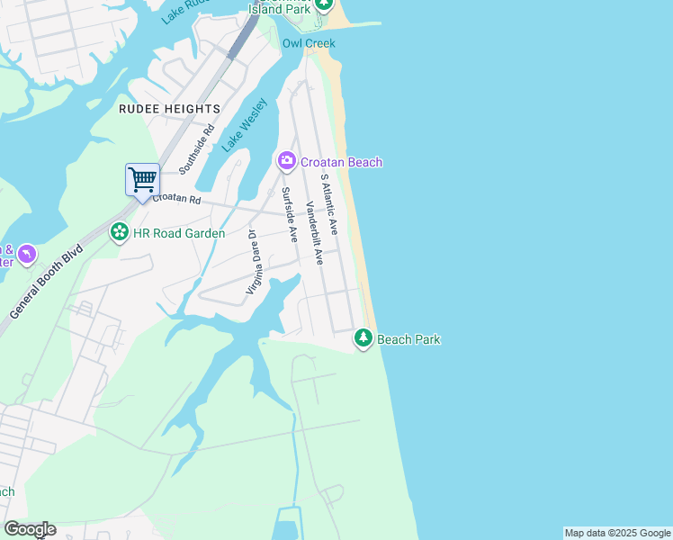 map of restaurants, bars, coffee shops, grocery stores, and more near 726 Vanderbilt Avenue in Virginia Beach