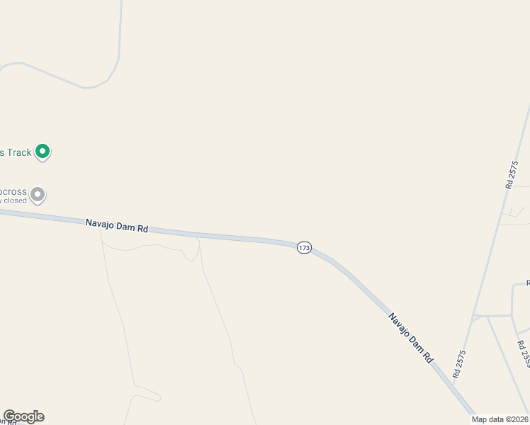 map of restaurants, bars, coffee shops, grocery stores, and more near Navajo Dam Road in Aztec