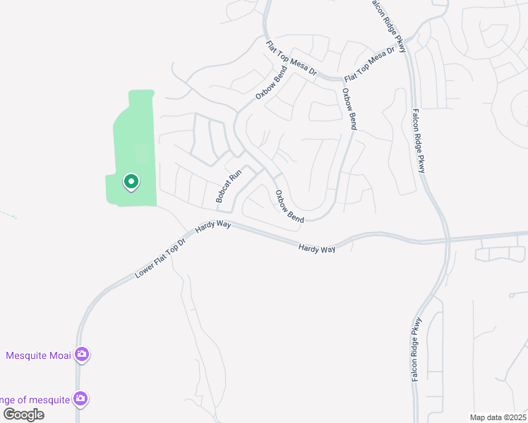 map of restaurants, bars, coffee shops, grocery stores, and more near 804 Crescent Moon Bend in Mesquite