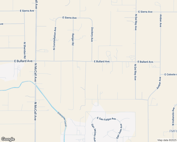 map of restaurants, bars, coffee shops, grocery stores, and more near 10503 East Bullard Avenue in Clovis