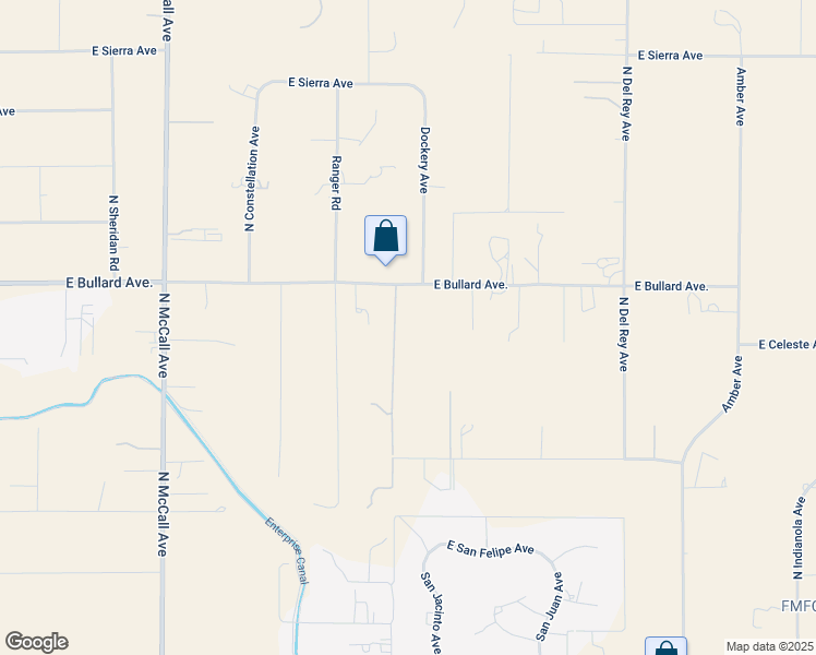 map of restaurants, bars, coffee shops, grocery stores, and more near 10503 East Bullard Avenue in Clovis