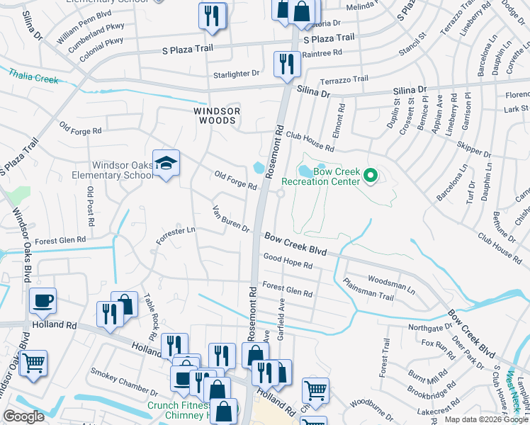 map of restaurants, bars, coffee shops, grocery stores, and more near 541 Hannibal Street in Virginia Beach