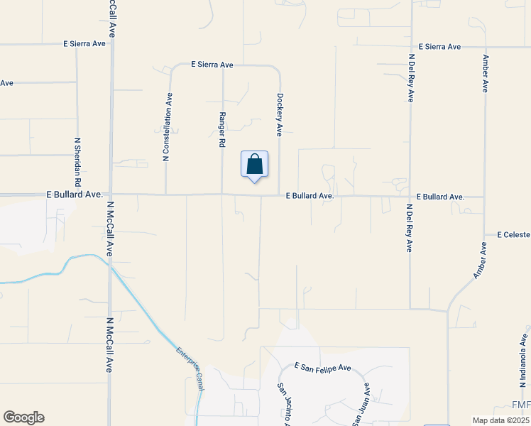 map of restaurants, bars, coffee shops, grocery stores, and more near 10503 East Bullard Avenue in Clovis