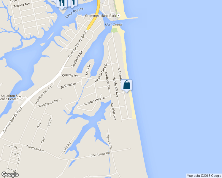 map of restaurants, bars, coffee shops, grocery stores, and more near 622 Surfside Avenue in Virginia Beach