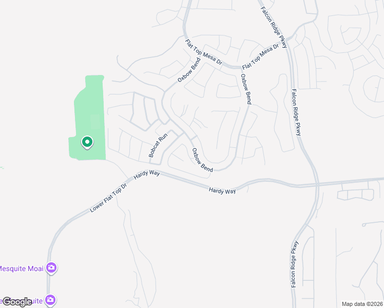 map of restaurants, bars, coffee shops, grocery stores, and more near 805 Crescent Moon Bend in Mesquite