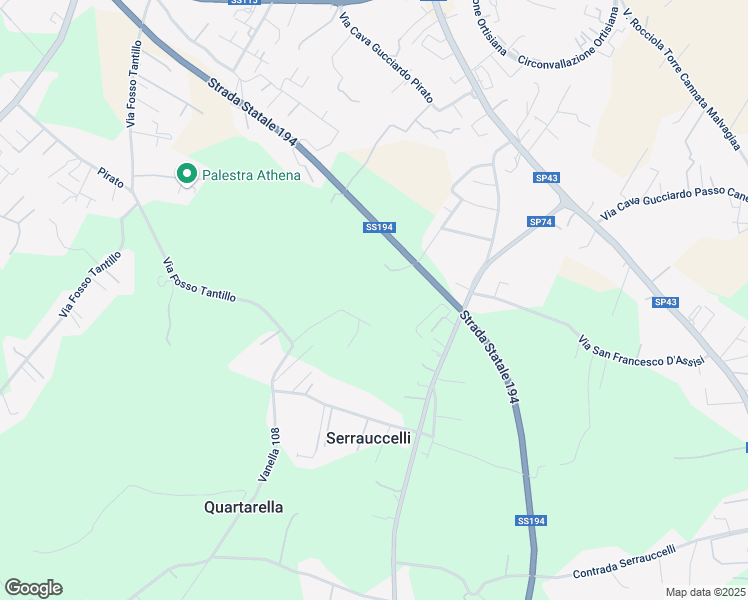map of restaurants, bars, coffee shops, grocery stores, and more near in Free municipal consortium of Ragusa
