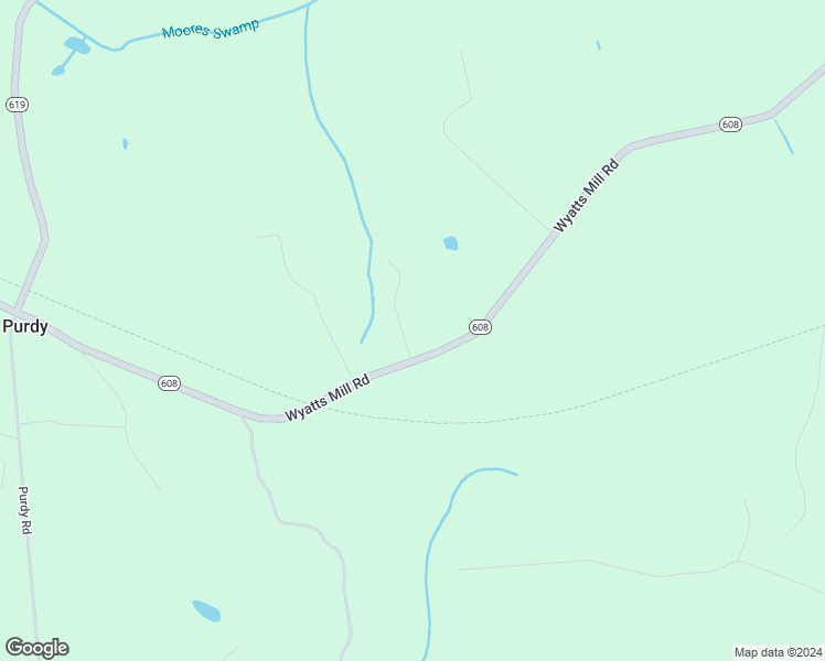 map of restaurants, bars, coffee shops, grocery stores, and more near 4913 Wyatts Mill Road in Jarratt