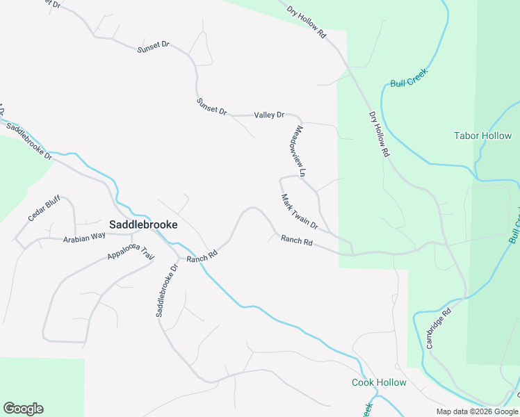 map of restaurants, bars, coffee shops, grocery stores, and more near Ranch Rd in Saddlebrooke
