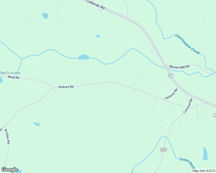 map of restaurants, bars, coffee shops, grocery stores, and more near 777 Hickory Road in Chatham