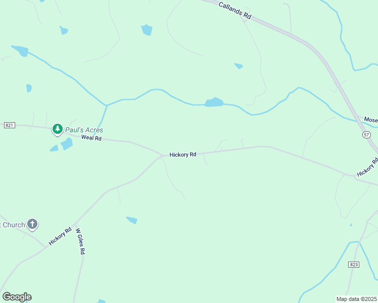 map of restaurants, bars, coffee shops, grocery stores, and more near 1140 Hickory Road in Chatham