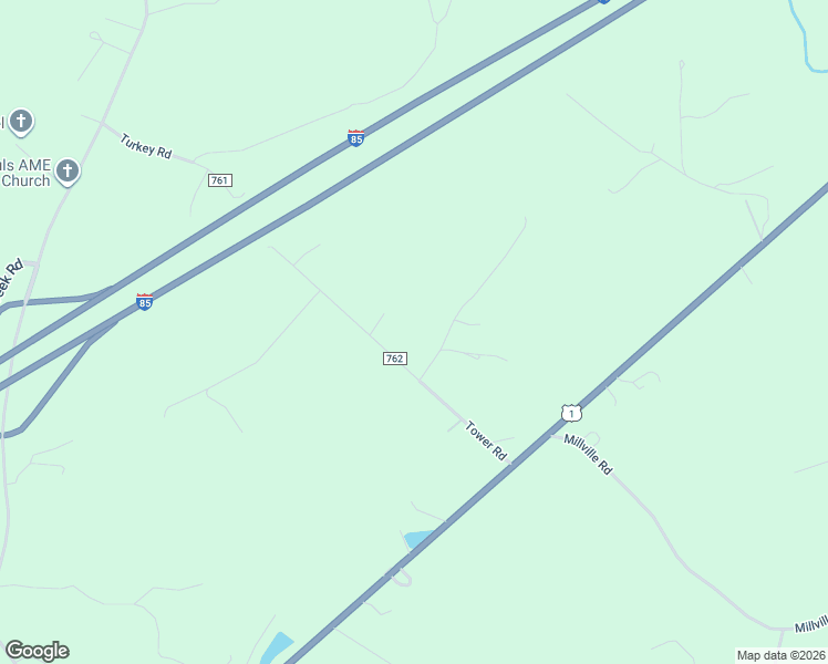 map of restaurants, bars, coffee shops, grocery stores, and more near 394 Tower Road in Brodnax